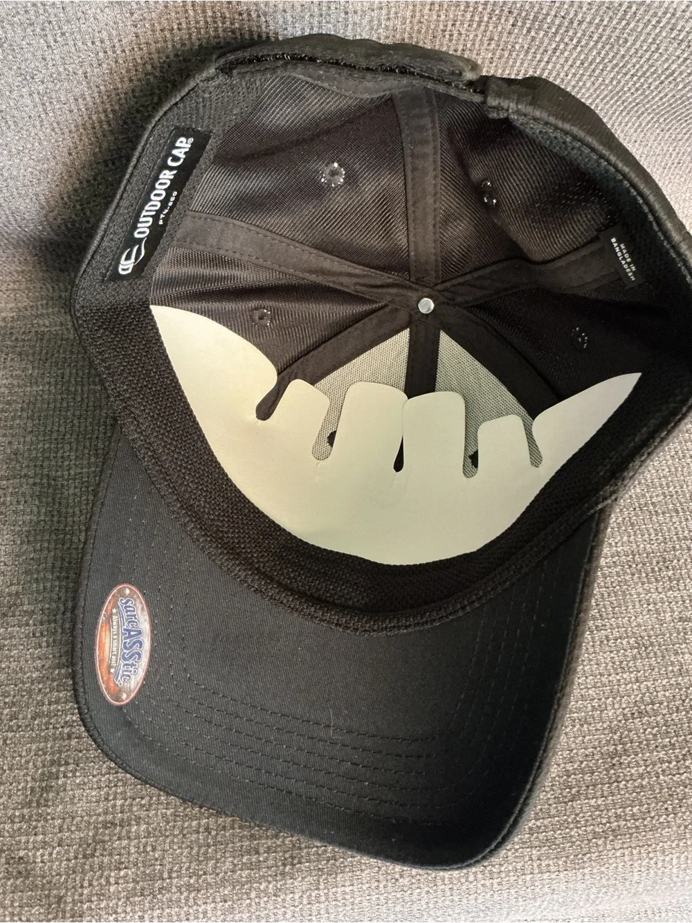 sarcASStic brand -“Relax I'm Not Here to Help” Black Outdoor Cap PTM-850